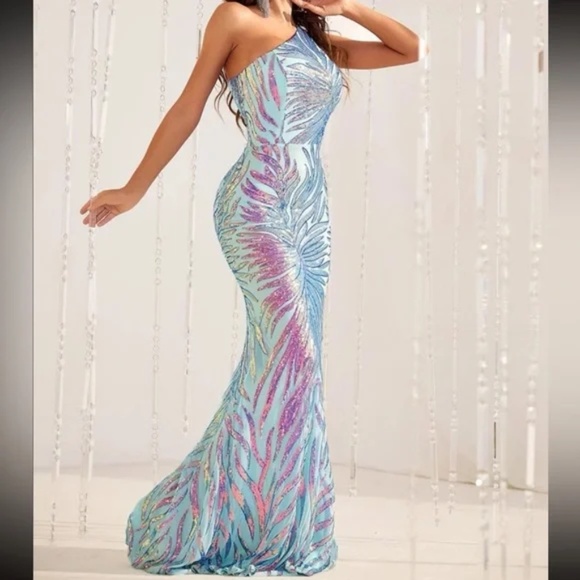 The Luxe One Shoulder Dress-2 Colors